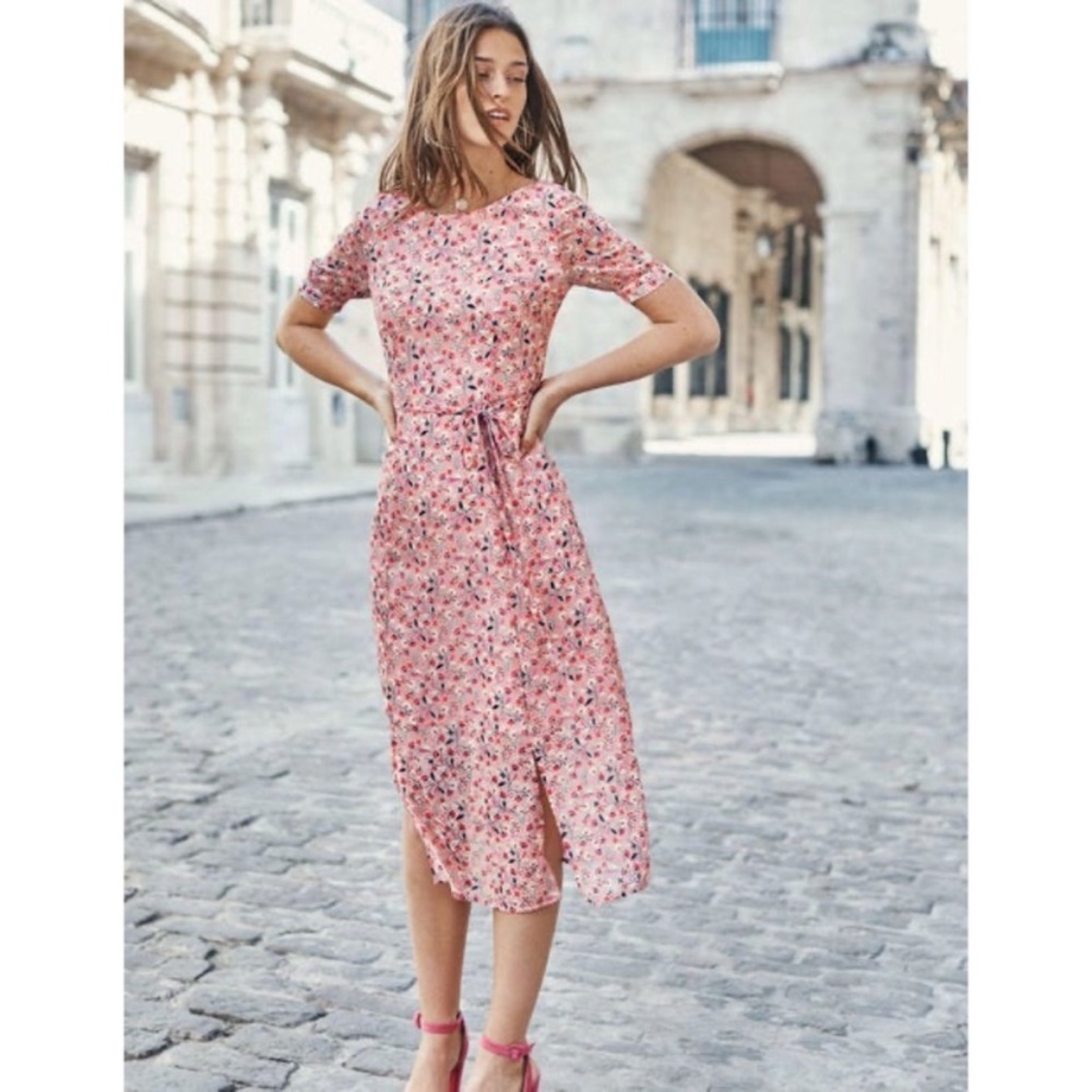 Boden Blossom Vine MIDI Dress